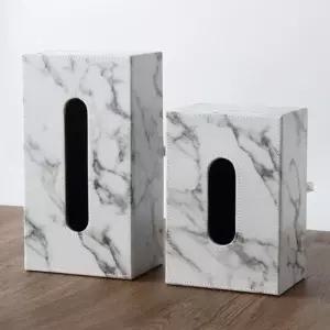 프리미엄 가죽 티슈 케이스 화장지 수납함 물티슈 정리함 디스펜서 커버 보관함 소품