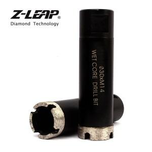 Z-LEAP 1PC 30mm 다이아몬드 드릴 M14 세라믹 타일 용 나사 구멍 톱 습식 사용 석재 대리석 화강암 개방 장