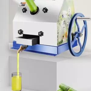 사탕수수 착즙기 기계 압착기 주스 220V플러그인 과일 업소용