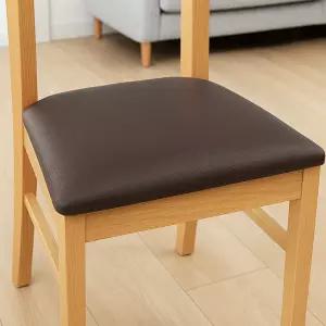 데코핏 인조 가죽 시트지(브라운) 소파 가구리폼