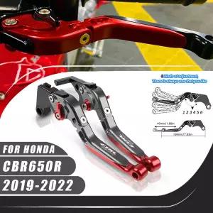 호환   CBR650R 2019-2022 CBR 650R CNC 클러치 레버 브레이크 레버 세트 조절 식 접이식 핸들