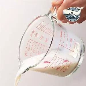 [하프클럽/브이와이]내열 유리 손잡이 계량컵 베이킹 350ml