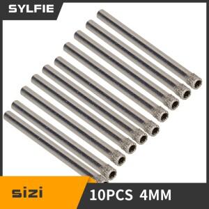 다이아몬드 코팅 구멍 톱 코어 드릴 비트, 유리 타일 대리석 화강암 팩, 10 개 중 4mm