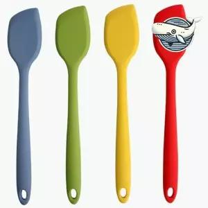 [하프클럽/브이와이]컬러 실리콘 스파츌라 미니 주걱 이유식 밀가루