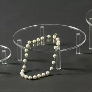 아크릴 진열대 상품 전시 DP 받침대 원형 소품 선반 대형 악세사리