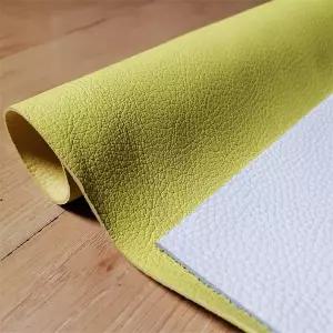 인조가죽시트지 가죽 수선패치 1mm 레몬 옐로우 혼합 양가죽. 가죽. 원단. 수동 만드는 DIY 신발과 가방.