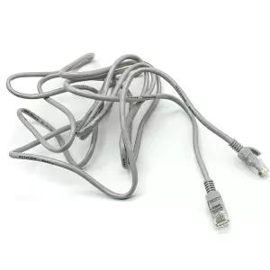 컴퓨터 공유기 인터넷선 랜선 UTP 케이블 5mm 1.5M LAN 연결선 렌 PC