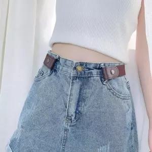 프리벨트 버클 없는 간편한 탈착 패션 바지 허리띠