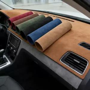 인조가죽시트지 가죽 수선패치  내마모성 자가 접착 스웨이드 원단 벨벳 롤 공예 가구 자동차 내장재 계기