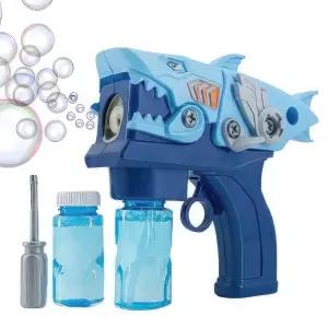 샤크 버블건 비눗 비누 방울 총 돌 아기 장난감 DIY 공구놀이 아동