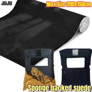 인조가죽시트지 가죽 수선패치 폼 백킹 스웨이드 헤드라이너 원단 자동차 가정용 섬유 교체 수리 DIY