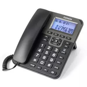 가나다 블랙 사무실 매장 발신자표시 유선전화기 600 사무용 집전화