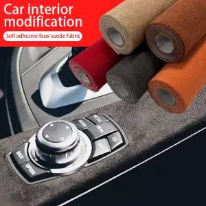 인조가죽시트지 가죽 수선패치  30x200cm 자가 접착 스웨이드 패브릭 롤 자동차 내부 개조 소파 수리 보석