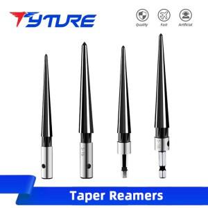 TYTURE 핸드 테이퍼 리머 HHS 모따기 리밍 목재 금속 드릴링 도구 디버링 확대 핀 구멍