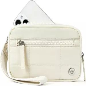 여행용 지퍼 지갑 3개가 달린 여성용 나일론 퀼트 RFID WESTBronCO 손목시계