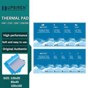 UPSIREN OEM 열 패드 실리콘 석고 C G 카드 물 냉각 매트 100X100mm 방열판