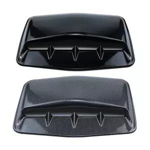 본넷덕트 후드 에어덕트 Goramsay 범용 탄소 섬유 자동차 공기 흡입 스쿠프 보닛 벤트 커버 장식 스티커