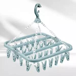 이동식 기숙사 집게 걸개 속옷 고리형 실내 장갑용