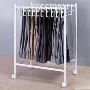 [생활] 옷걸이 정리 행거 수납 이동식 드레스룸 바지