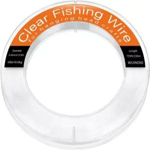 투명 낚싯줄 와이어 755피트 보이지 않는 모노필라멘트 풍선 걸이용 나일론 끈 갈랜드 공예 그림 장식 실