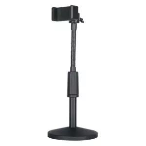 블랙 웹캠거치대 삼각대 호환 스탠드 카메라 핸드폰 거치 브라켓 조절