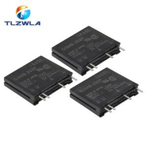 1Pcs 5V 12V 24V DC-AC 솔리드 스테이트 릴레이 모듈 G3MB-202P G3MB 202P PCB SIP SSR AC 2A 스너버 회로