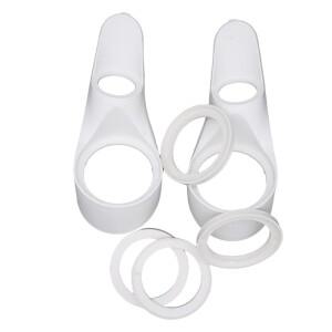 차량용 오디오 스피커 A-필러 트위터 거치대 개스킷, 2 인치 및 3.5 3.8 플라스틱 1 쌍, 신제품