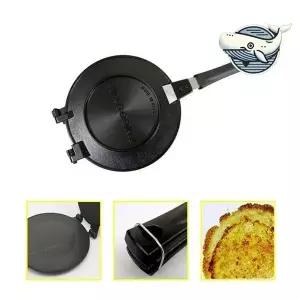 [하프클럽/브이와이]양면후라이팬 팬 구운 간식용 프라이팬 안전