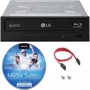 LG WH16NS46 16X 블루레이 BDXL M-DISC DVD 내부 라이터 드라이브 번들 무료 사이버링크 버닝 소프트웨어
