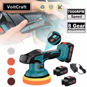 광택기 자동차 왁싱 폴리싱 유막제거 8 기어 디지털 디스플레이 무선 폴리 셔 전기 자동 연마 Makita 18v