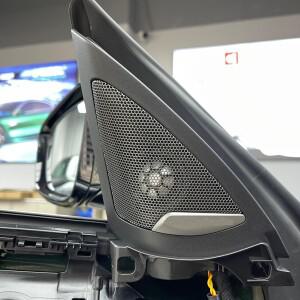 BMW G22 G23 G26 4 시리즈 스피커 케이스 쉘 장식 프레임 수정 액세서리 용 혼 오디오 주파수 도어 트위터