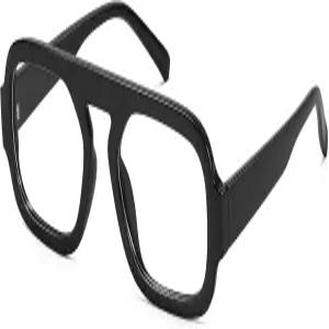 MEETSUN 오버사이즈 레트로 스퀘어 에비에이터 컴퓨터 블루 라이트 차단 안경 여성 패션 남성용 가짜