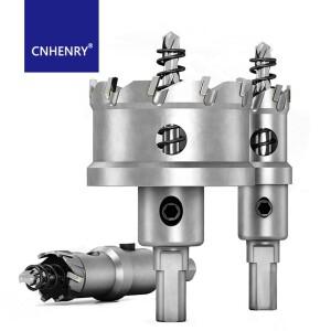 1PC TCT 코어 구멍 톱 드릴 비트 강철 초경 금속 커터 도구 두꺼운 플레이트 12 100mm