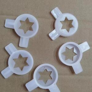 아이스크림 기계 콘센트 꽃 깍지, Donper 아이스크림 기계 액세서리, 5 개