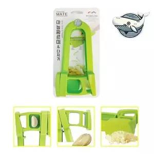 [하프클럽/브이와이]슬라이스 압축방식 다지기 마늘컷터 주방 필수