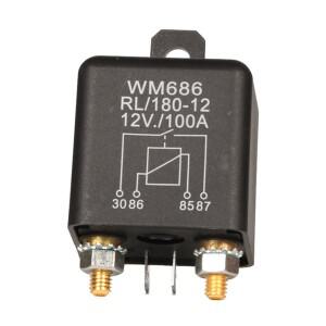 범용 배터리 스위치 릴레이 스타트, 듀얼 아이솔레이터, 전류 일반 오픈 카 4 핀, 12 V, 24V, 100 A, 200A