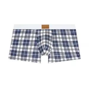 [백화점 정품] 게스 언더웨어 네이비체크 화이트밴딩 남성드로즈[ODMDR291NY]