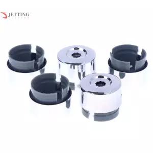 자동차휠캡 5PCS 7L6 601 173A 2ZZ 크롬 휠 매트 카펫 러그 볼트 너트 캡 커버 ABS 플라스틱 트리플 마감