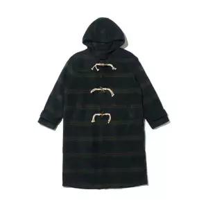 [로아드로아]메리 스노우 후드 롱 더플코트 (네이비)