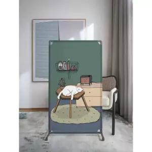 경량 파티션 가벽 엔틱 사무실 인테리어 원룸 이동식 칸막이 분리벽