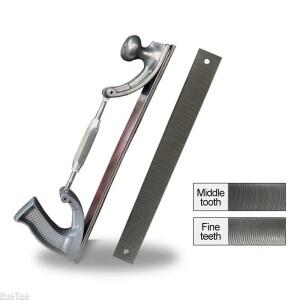 14인치 조절 가능한 프레임 밀링 톱니 파일 홀더 차체 광택기 덴트 수리 키트 금속 패널 연마 곡선형 강철