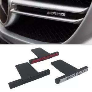 자동차휠캡 1개 3D ABS AMG 자동차 전면 그릴 후드 엠블럼 보닛 스티커 배지 데칼 스타일링 액세서리