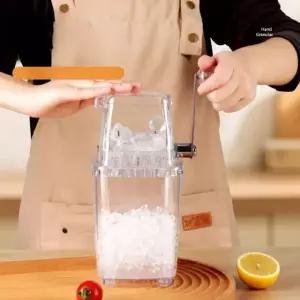 수동 얼음파쇄기 빙수기 가정용 카페 눈꽃빙수 만들기 분쇄기 빙삭기 기계