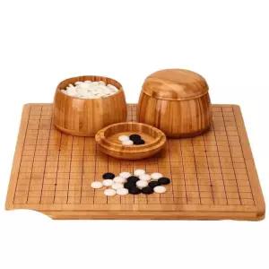 천연석 바둑알 원목 세트 수정 표준 선물용 장기 휴대용 접이식 바둑판