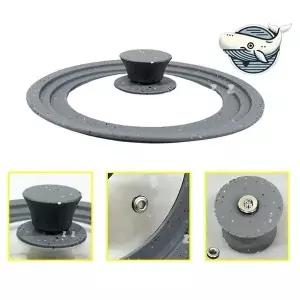 [하프클럽/브이와이]실리콘 후라이팬 덮개 멀티뚜껑 소형 다용도