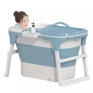 성인 목욕통 접이식 가정용 폴딩 욕조 간이 사우나 이동식 바스텁 미니 대형