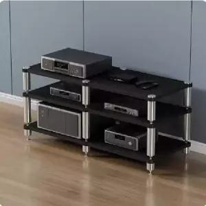 모던 오디오랙 미니 진열장 거실장 원목 TV 받침대 수납 선반 인테리어