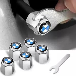 자동차휠캡 BMW 호환 G30 G20 M3 M5 E91 E92 E93 E36 E70 X3 X4 X5 X1 E39 F30 용 자동차 로고 밸브 보호