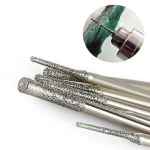 다이아몬드 코팅 드릴 비트 유리 옥 호박색 보석 타일 병