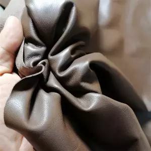 인조가죽시트지 가죽 수선패치 0.4/0.65mm 다크 브라운 양가죽. 첫 번째 레이어 가죽. 원단. 의류용 수제 D